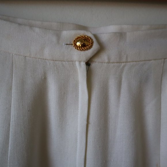 Vintage Ports International White Skirt, Size 8 - Picture 5 of 16